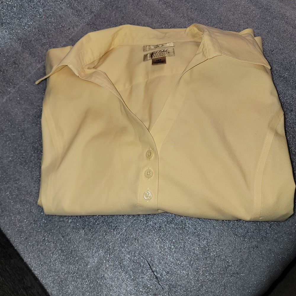Non-Iron XLA Gold Label Investments Petites‎ Size 14P Yellow